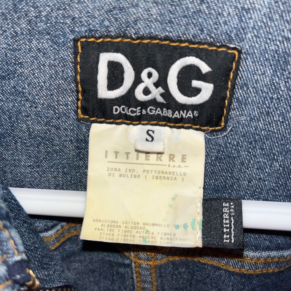 Dolce and Gabbana Jean Jacket, size Small